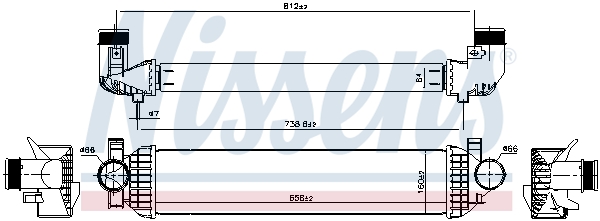 Intercooler - 961220 NISSENS