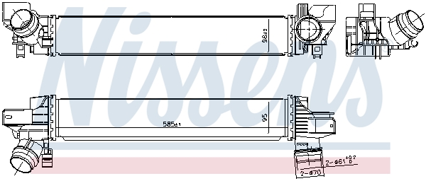 Intercooler - 961233 NISSENS