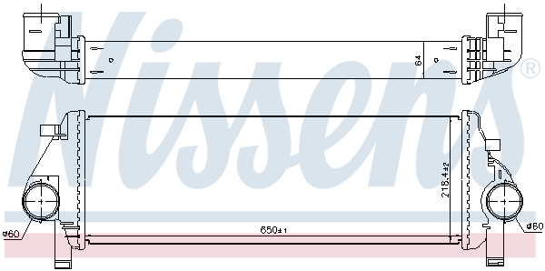 Intercooler - 961238 NISSENS