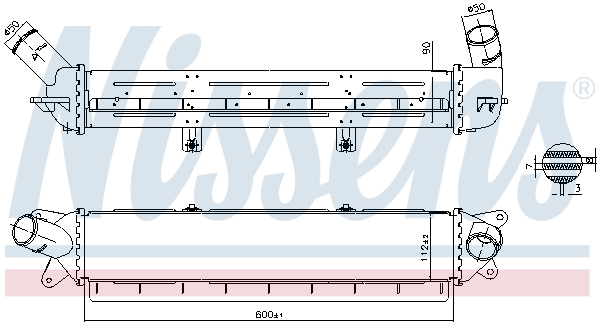 Intercooler - 961242 NISSENS