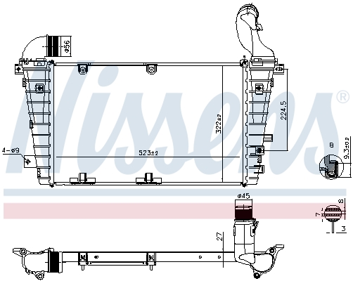 Intercooler - 961267 NISSENS