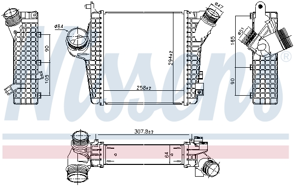 Intercooler - 961305 NISSENS