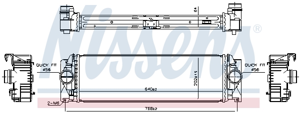 Intercooler - 961312 NISSENS