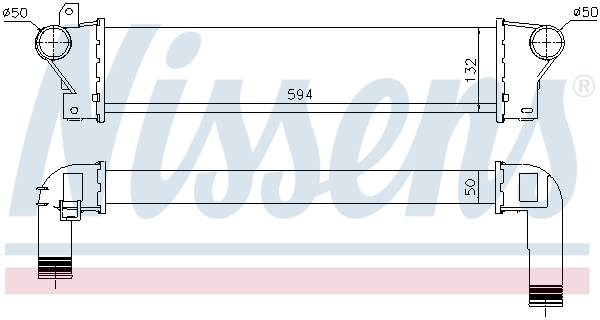 Intercooler - 961425 NISSENS