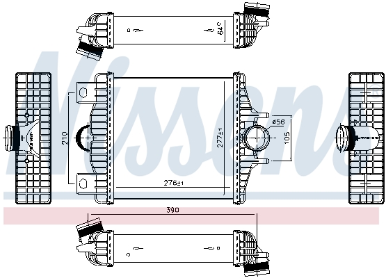 Intercooler - 961427 NISSENS