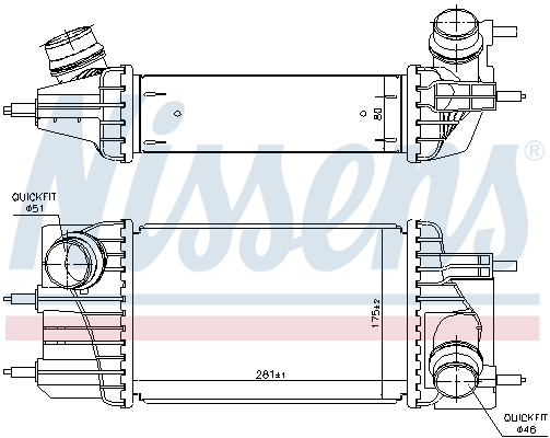 Intercooler - 961433 NISSENS
