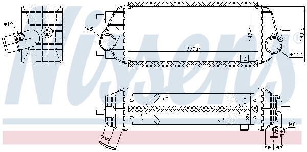 Intercooler - 961442 NISSENS