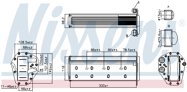 Intercooler - 961447 NISSENS