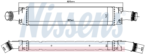 Intercooler - 961466 NISSENS