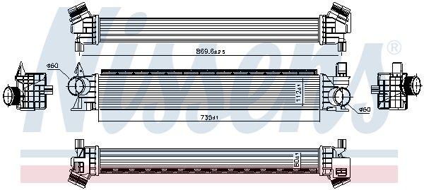 Intercooler - 961479 NISSENS