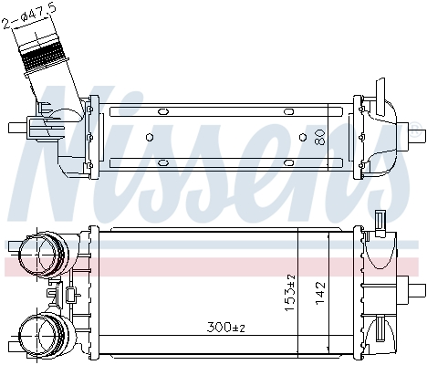 Intercooler - 961483 NISSENS