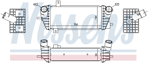 Intercooler - 961493 NISSENS