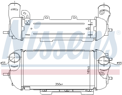 Intercooler - 961497 NISSENS