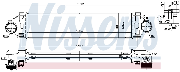 Intercooler - 961501 NISSENS