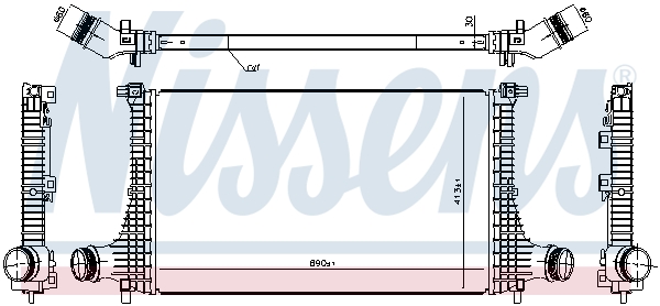 Intercooler - 961502 NISSENS