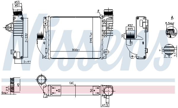 Intercooler - 961523 NISSENS