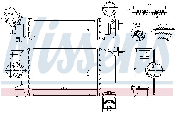 Intercooler - 961526 NISSENS