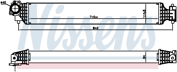 Intercooler - 961527 NISSENS