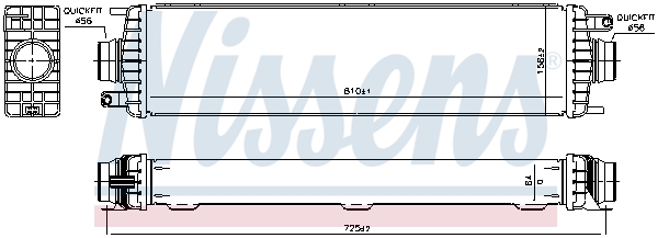 Intercooler - 961546 NISSENS