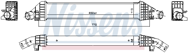 Intercooler - 961582 NISSENS