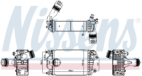 Intercooler - 961602 NISSENS