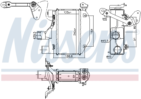 Intercooler - 96164 NISSENS