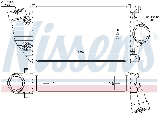 Intercooler - 96174 NISSENS