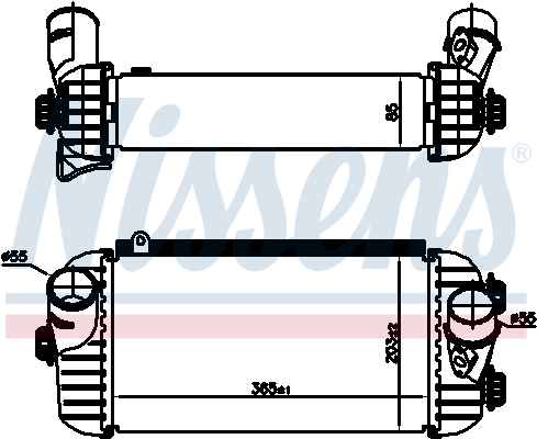Intercooler - 96187 NISSENS