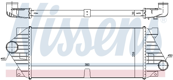 Интеркулер - 96206 NISSENS