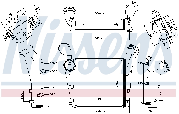Intercooler - 96276 NISSENS
