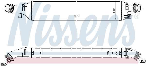 Intercooler - 96298 NISSENS