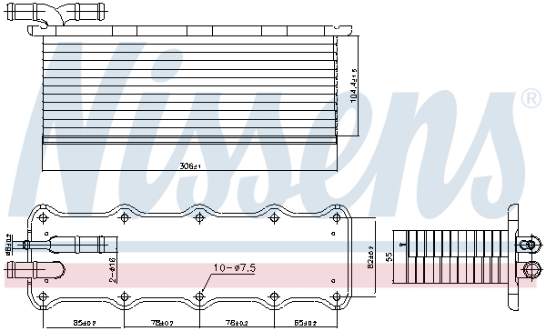 Intercooler - 96318 NISSENS