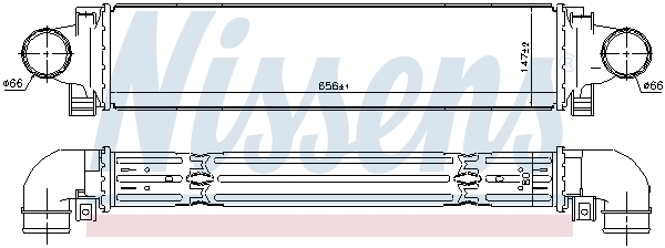 Intercooler - 96346 NISSENS