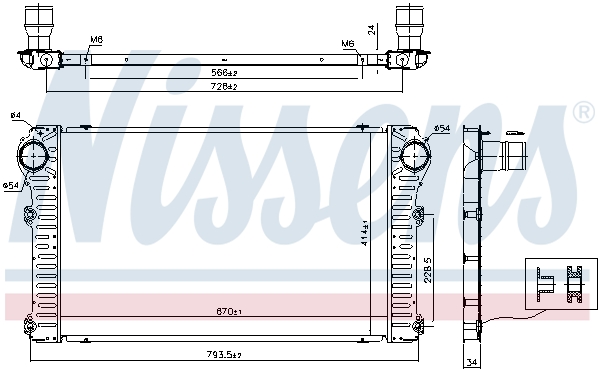 Intercooler - 96347 NISSENS