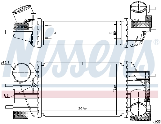Intercooler - 96360 NISSENS