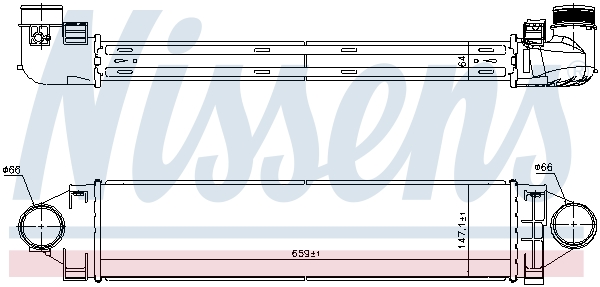 Intercooler - 96368 NISSENS