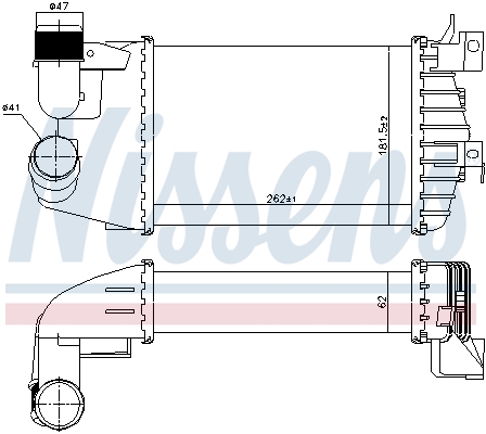 Intercooler - 96370 NISSENS