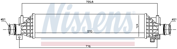 Intercooler - 96375 NISSENS