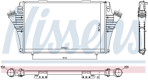 Intercooler - 96376 NISSENS