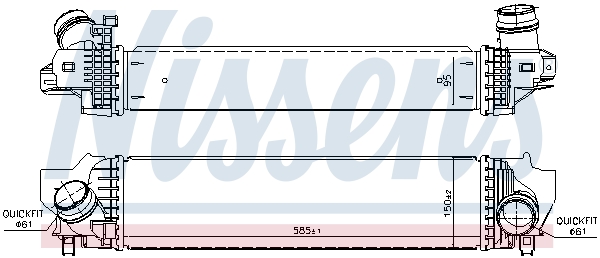Intercooler - 96377 NISSENS