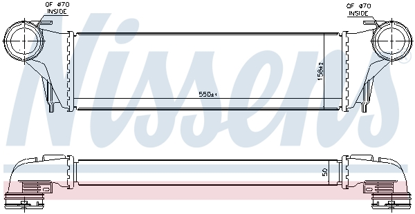 Intercooler - 96387 NISSENS