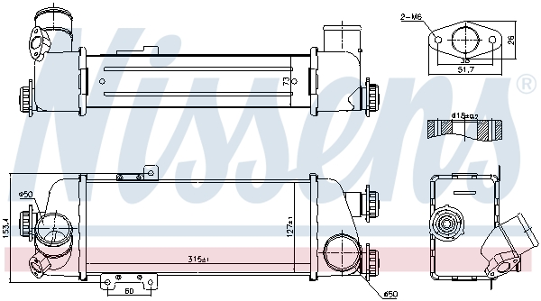 Intercooler - 96409 NISSENS