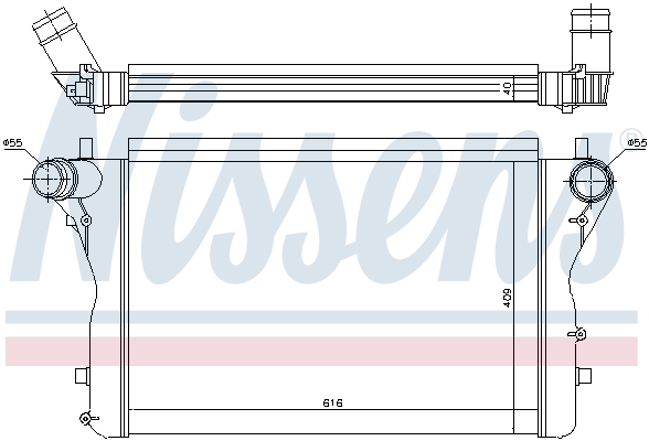 Intercooler - 96420 NISSENS