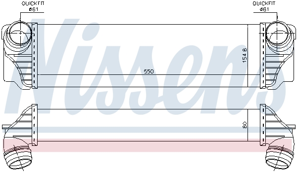 Intercooler - 96441 NISSENS