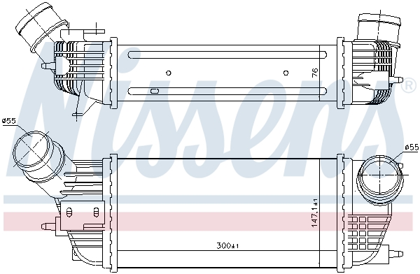 Intercooler - 96497 NISSENS