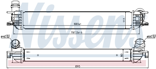 Intercooler - 96502 NISSENS