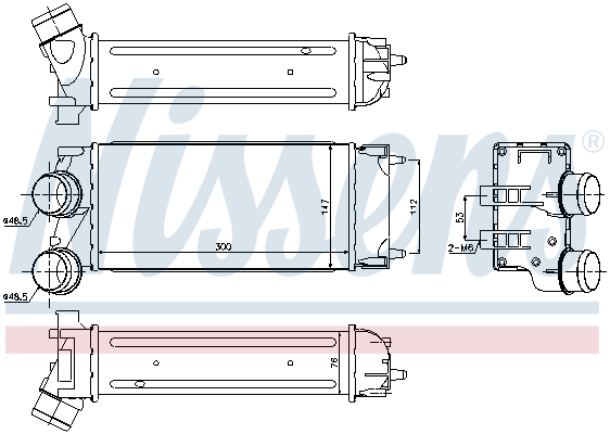 Intercooler - 96514 NISSENS