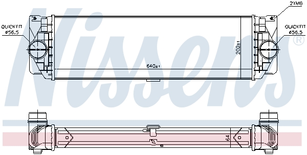 Intercooler - 96526 NISSENS
