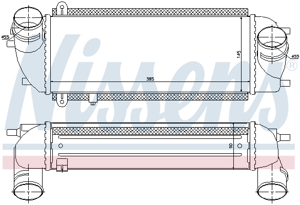 Intercooler - 96537 NISSENS