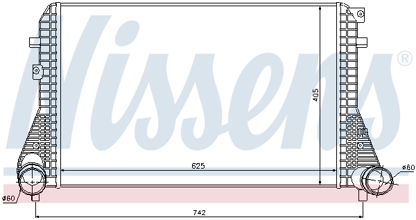 Intercooler - 96542 NISSENS